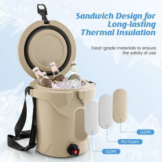 Goplus 10QT Water Cooler w/Faucet