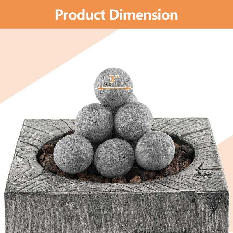 Load image into Gallery viewer, Goplus 15 PCS Ceramic Fiber Fire Balls
