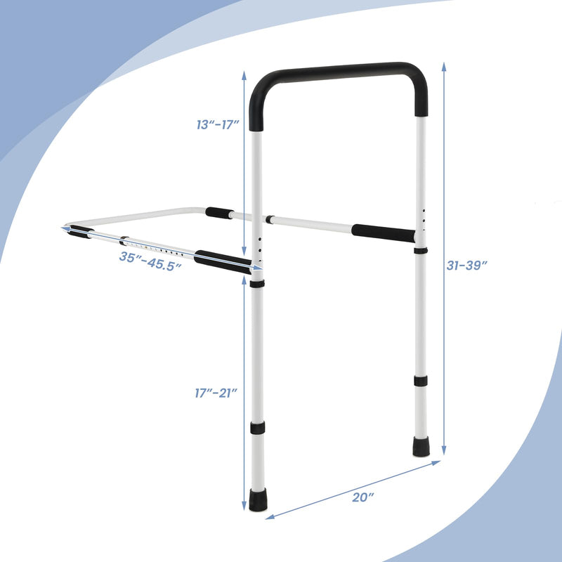 Load image into Gallery viewer, Goplus Bed Rails for Elderly Adults Safety, Medical Assist Support Side Railings for Seniors
