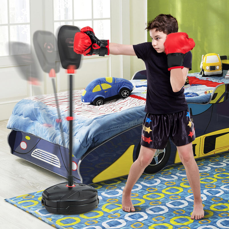 Load image into Gallery viewer, Goplus Inflation-Free Punching Bag, Boxing Bag Set with Boxing Gloves
