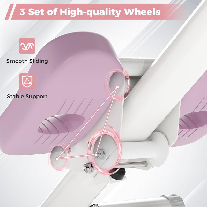 Load image into Gallery viewer, Goplus Adjustable Foldable Ab Workout Equipment with Knee Protection
