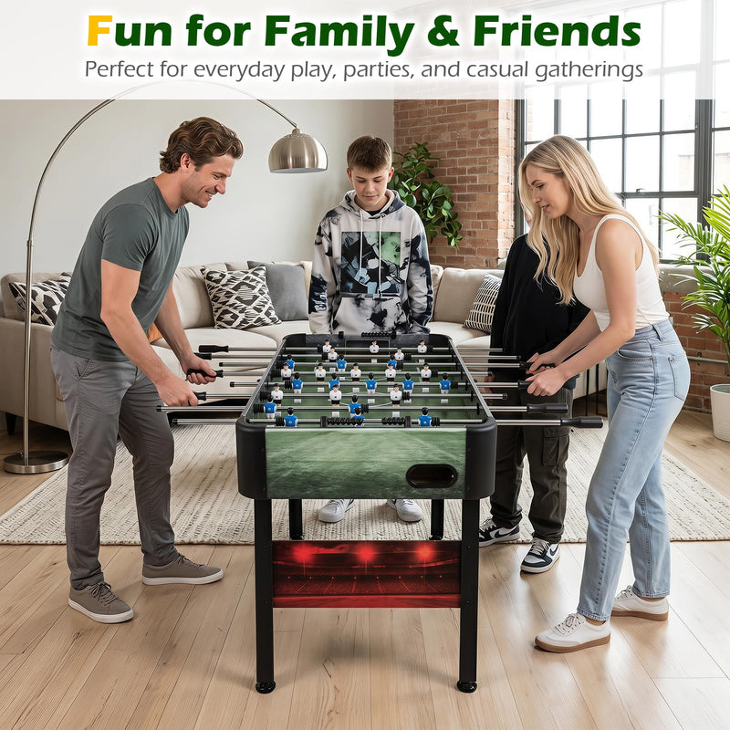 Load image into Gallery viewer, Goplus 54 Inch Full Size Foosball Table with 2 Balls 22 Players and Ergonomic Handles

