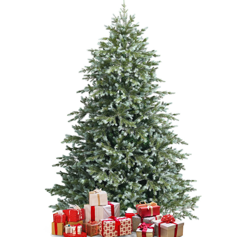 Load image into Gallery viewer, Goplus 7ft Artificial Christmas Tree Feel Real Unlit Hinged Xmas Spruce Tree
