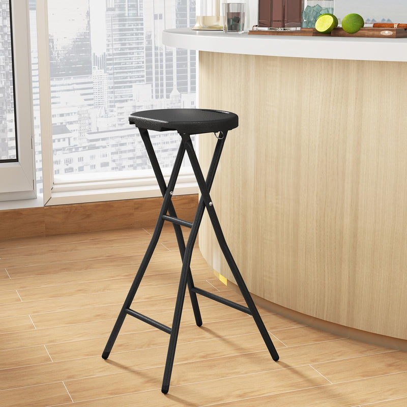 Load image into Gallery viewer, Goplus Folding Stool 27.5" Counter Height Backless Bar Chair for Kitchen Island Bar Table Patio
