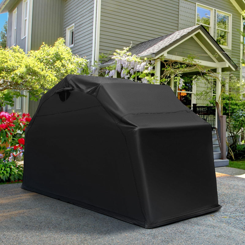 Load image into Gallery viewer, Goplus Motorcycle Shed, Waterproof Motorcycle Garage with 600D Oxford Fabric
