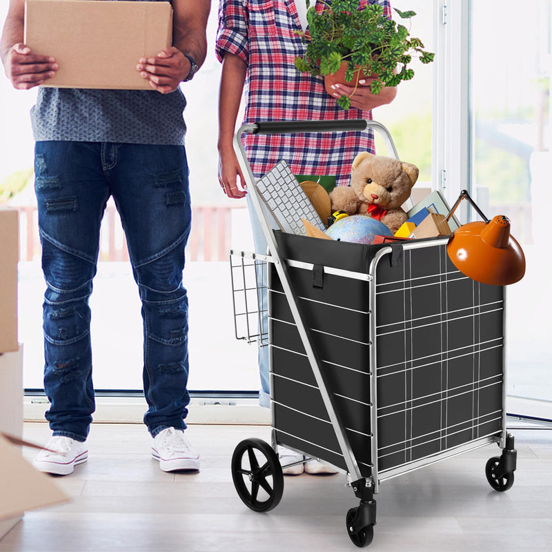Load image into Gallery viewer, Shopping Cart for Groceries - Goplus

