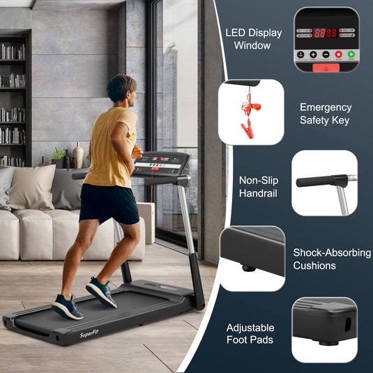 2.25HP Folding Treadmill - Goplus 