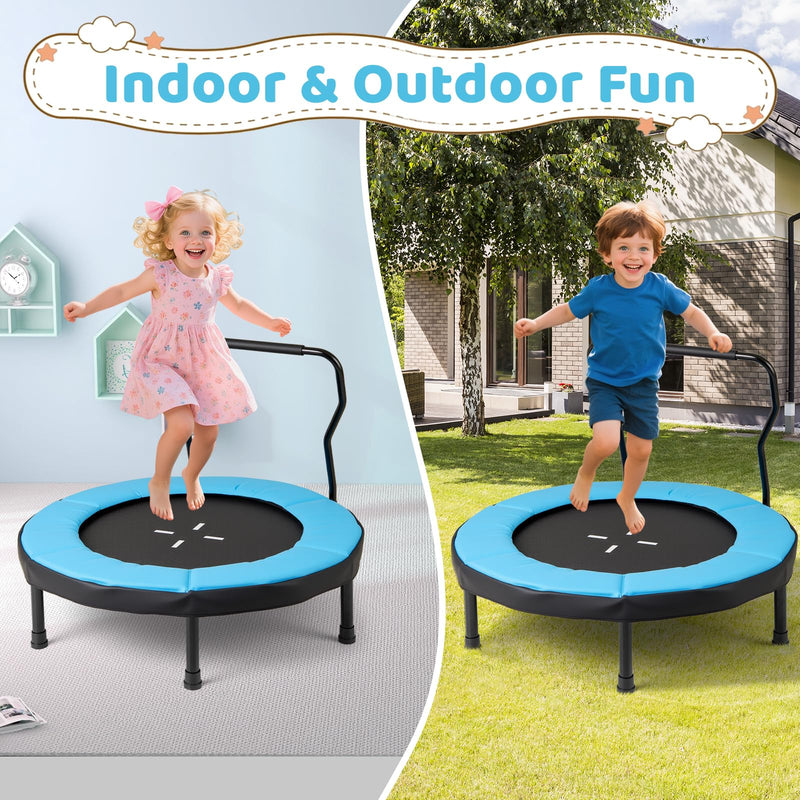 Load image into Gallery viewer, Goplus 40&quot; Trampoline with Foam Handlebar &amp; Safety Pad

