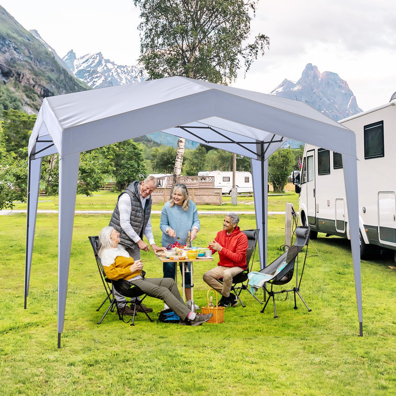 Load image into Gallery viewer, Goplus 10 x 10 FT Heavy-Duty Easy Setup Gazebo Shelter with Higher Top
