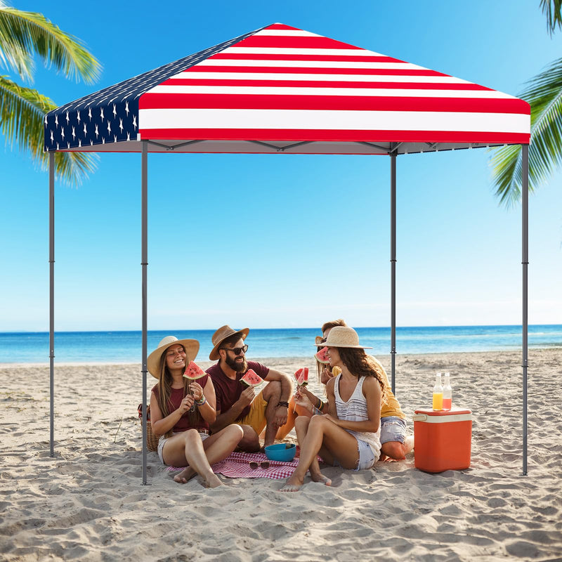 Load image into Gallery viewer, Goplus Pop-Up Canopy Tent 8.2&#39; x 8.2&#39; Instant Folding Shelter w/Carry Bag
