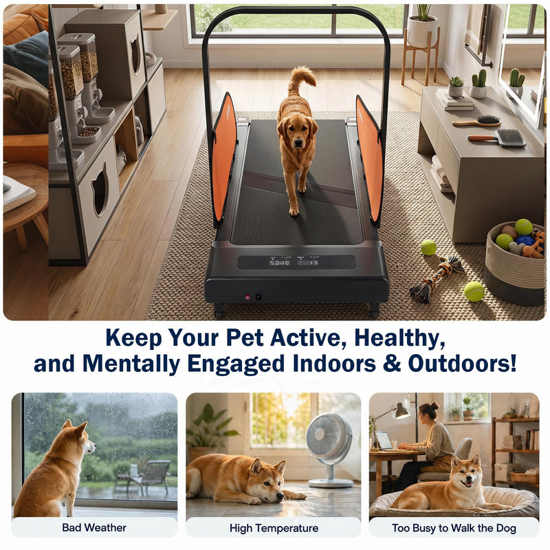 Load image into Gallery viewer, Goplus Indoor Dog Treadmill for Small &amp; Medium Dogs Supports up to 243 LBS
