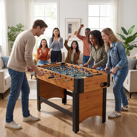 Goplus 47" Competition Full Size Soccer Game Table with 22 Players 2 Balls