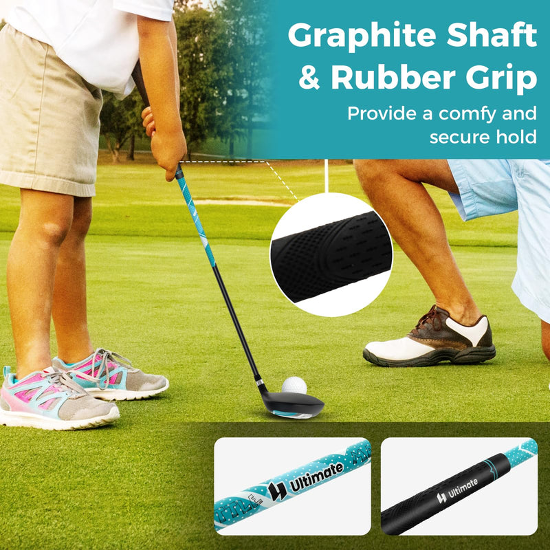Load image into Gallery viewer, Goplus Junior Complete Golf Club Set for Kids, Right Hand Golf Clubs with Stand Bag, Rain Hood
