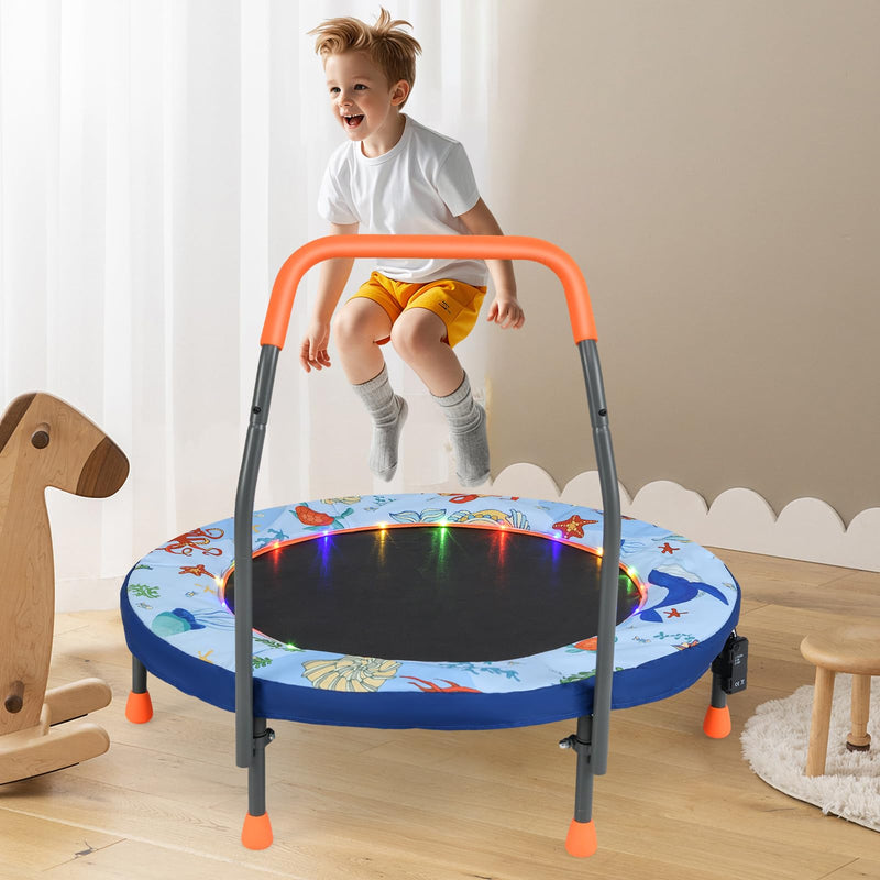 Load image into Gallery viewer, Goplus 36&#39;&#39; Foldable Toddler Trampoline for Kids

