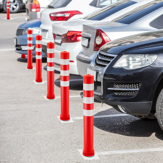 Goplus 10 Pack Traffic Delineator Posts