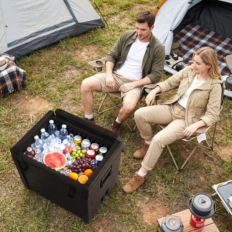 Load image into Gallery viewer, Goplus 91 Qt Insulated Food Pan Carrier | Lightweight Front Loading Food Warmer Cooler
