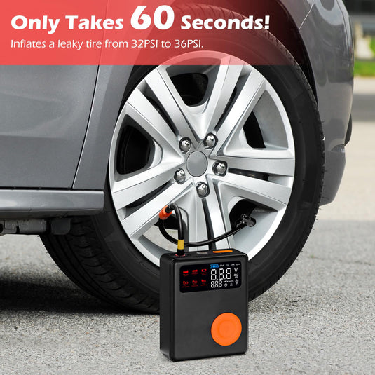 Goplus Car Jump Starter with Air Compressor