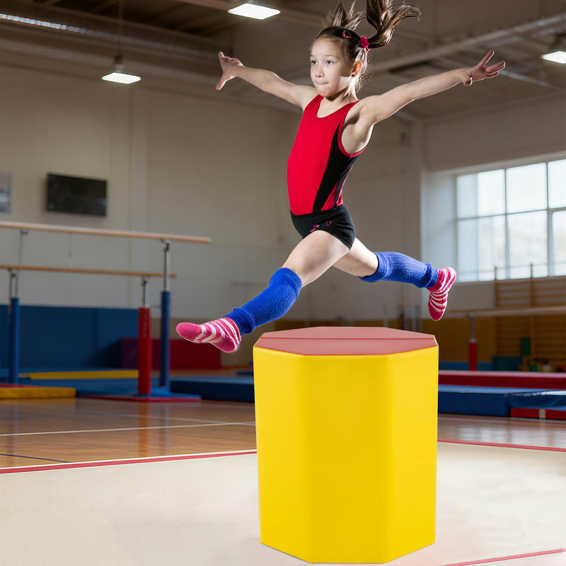 Load image into Gallery viewer, Goplus 24.5” x 26” Octagon Gymnastics Mat for Cheerleading &amp; Martial Arts

