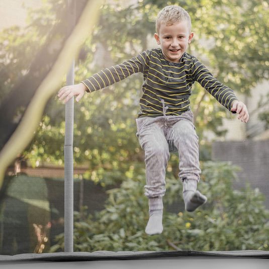 Goplus Trampoline Safety Net for 8FT 10FT 12FT 14FT 15FT 16FT Round Frame Trampoline, Weather-Resistant