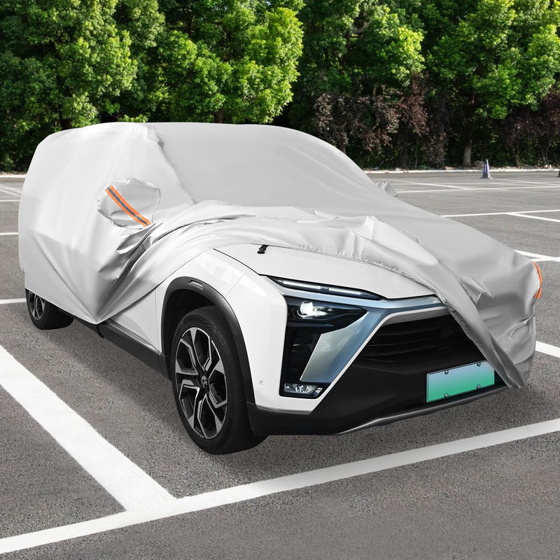 Load image into Gallery viewer, Car Cover for Automobiles 200 Inch Rain Sun UV Protection Fit SUV BMW Honda Lexus Mercedes-Benz
