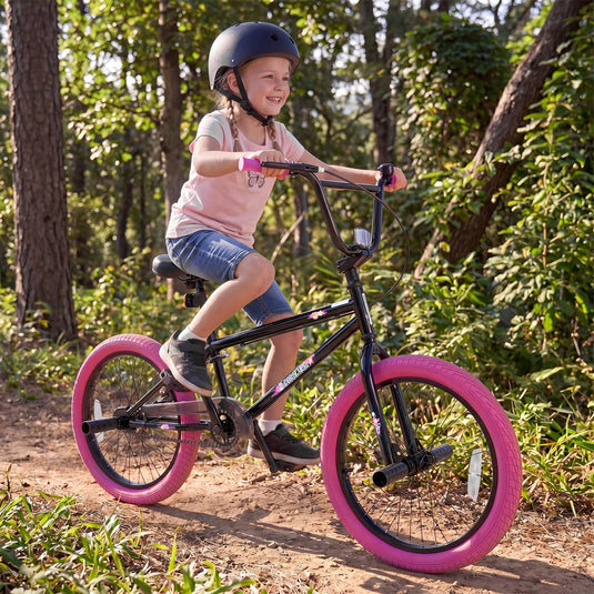 Goplus Freestyle BMX Bike 20" Trick Bicycle w/ 360 Degree Steering