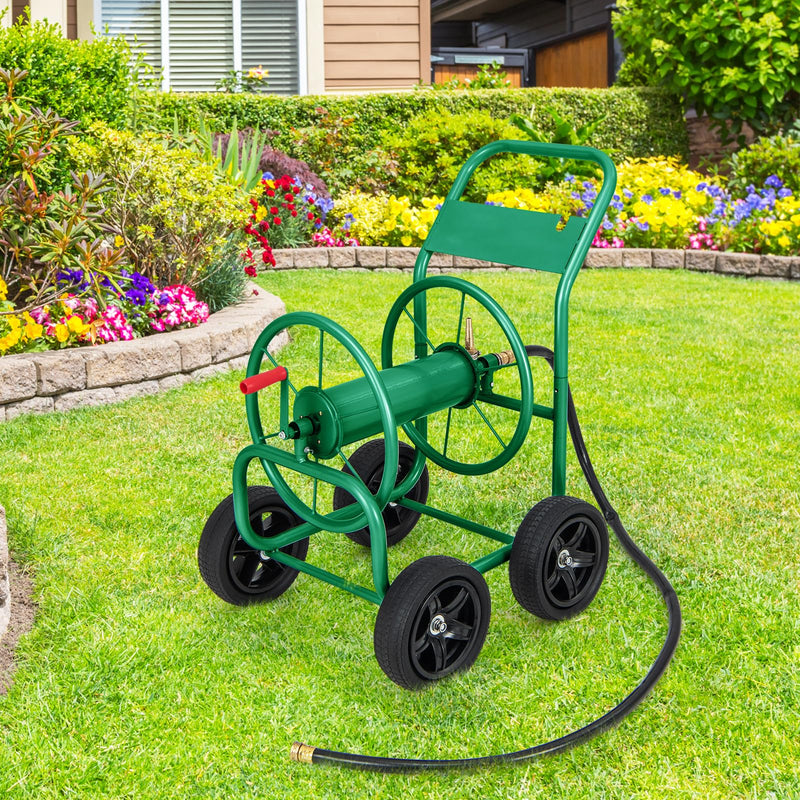 Load image into Gallery viewer, Goplus Garden Hose Reel Cart
