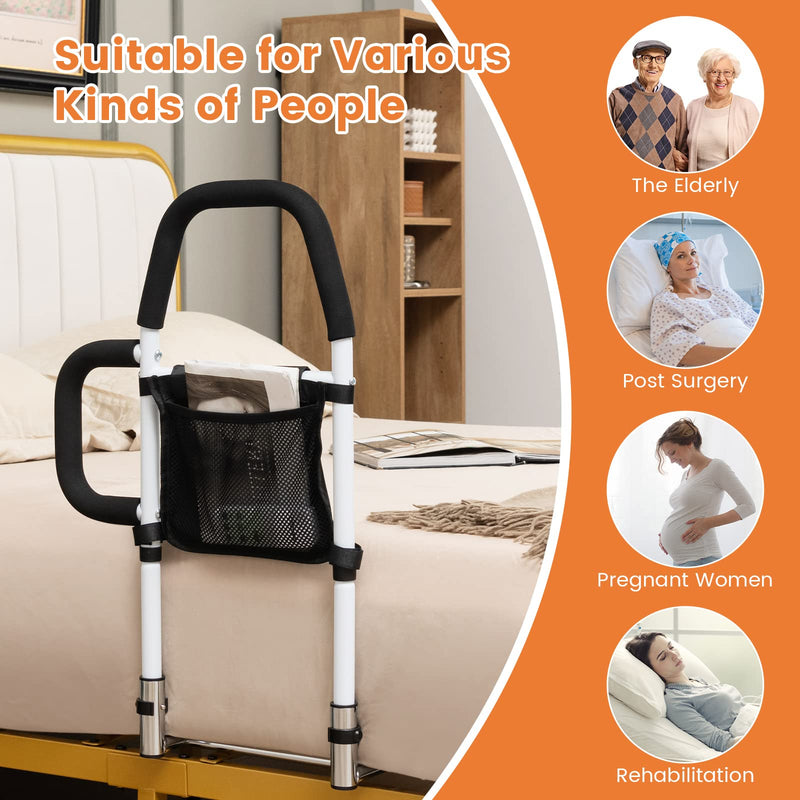 Load image into Gallery viewer, Goplus Bed Rails for Elderly Adults, Medical Bed Support Bar Mobility Assistant

