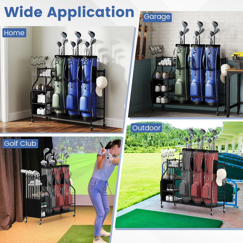 Load image into Gallery viewer, Goplus Golf Bag Organizer for Clubs Balls and Golfing Equipment Accessories
