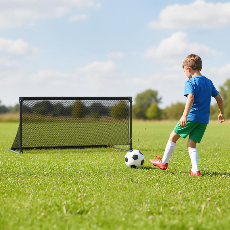 Load image into Gallery viewer, Goplus Portable Toddler Soccer Net with Metal Frame &amp; Ground Stakes
