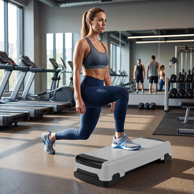 Load image into Gallery viewer, Goplus 35.5" Aerobic Step Platform w/4 Risers | Exercise Stepper for Home Gym Workout
