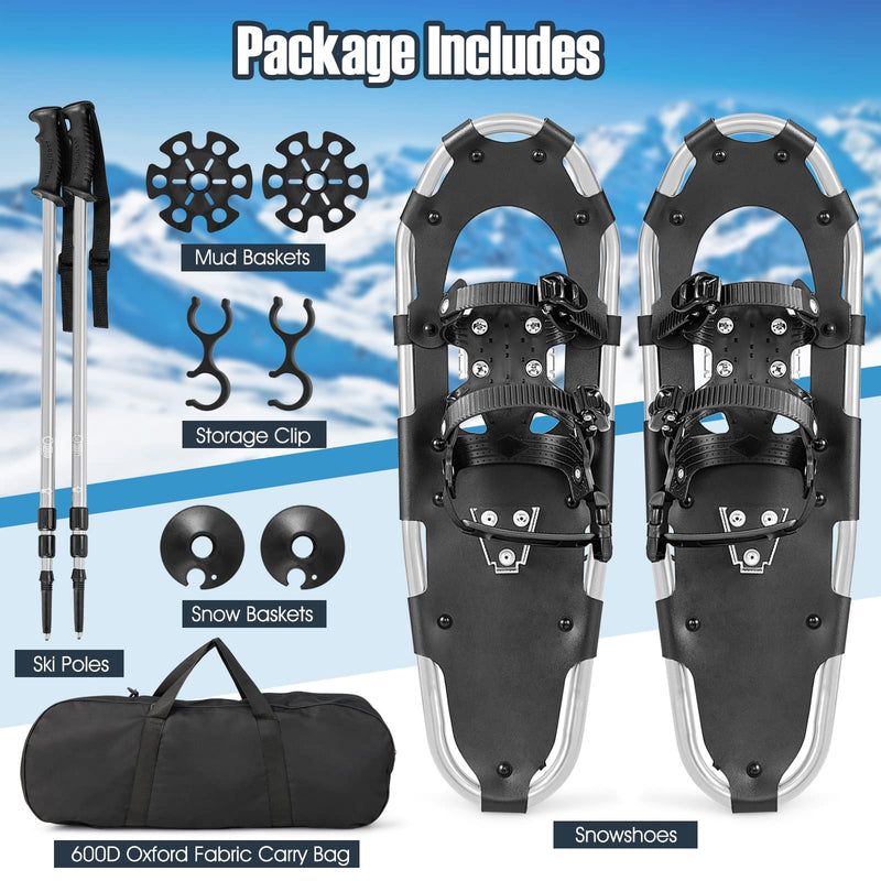 Load image into Gallery viewer, Goplus Snow Shoes for Men Women Youth Kids, Snow Mud Baskets Included, 21/ 25/ 30 Inches
