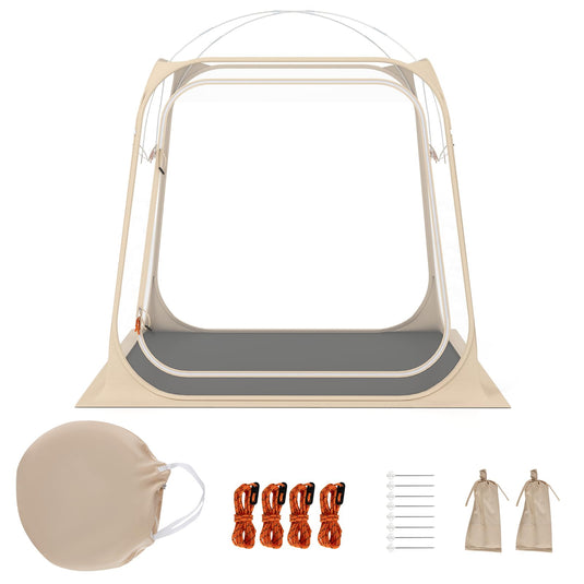 Goplus 7 x 7 FT All Weather Pod Sports Tent for 2-4 People