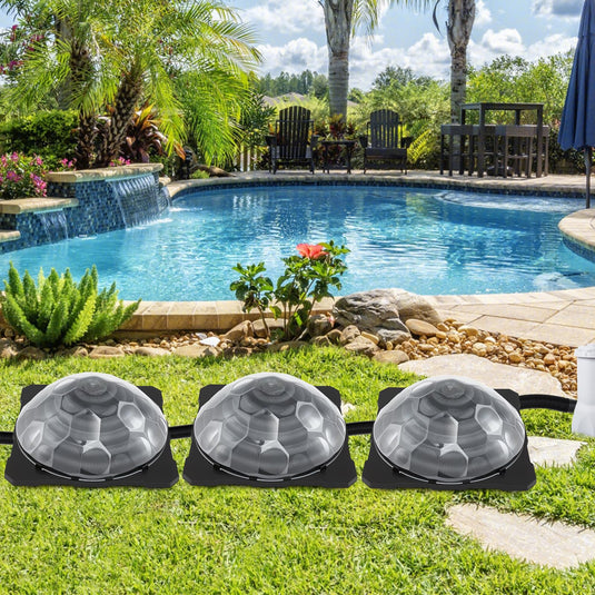 Goplus Solar Dome Swimming Pool Heater Above Ground, Pool Solar Heater
