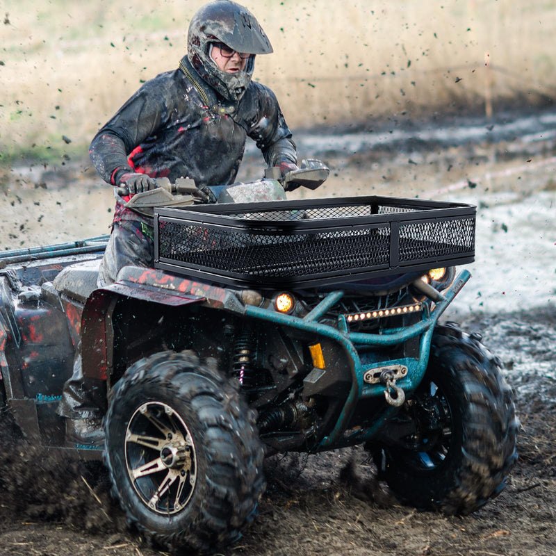 Load image into Gallery viewer, Goplus ATV Front Rack Universal ATV Storage Rack 36.5”L x 17.5”W x 6.5”H
