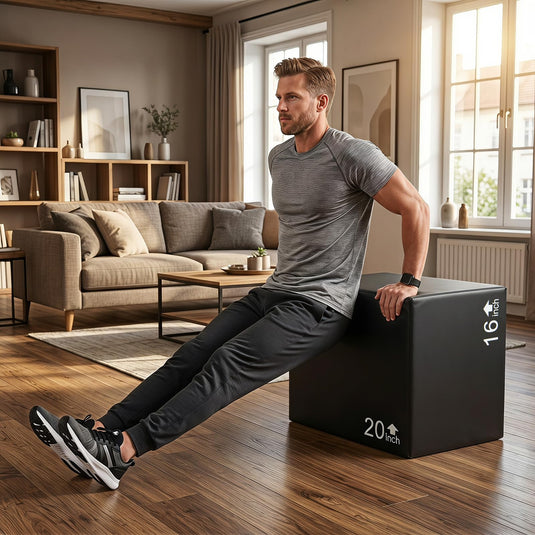 Goplus 3 in 1 Foam Plyometric Jump Box | High Density Foam Plyo Box for Home Gym