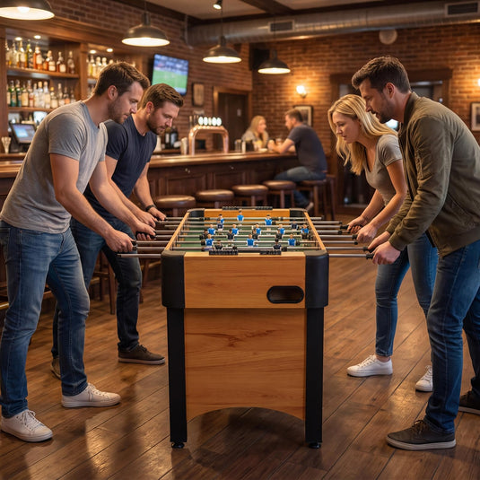 Goplus 47" Competition Full Size Soccer Game Table with 22 Players 2 Balls
