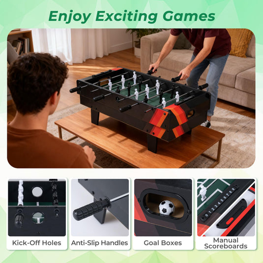 Goplus 4 in 1 Multi Game Table Stackable Combo Tabletops for Home