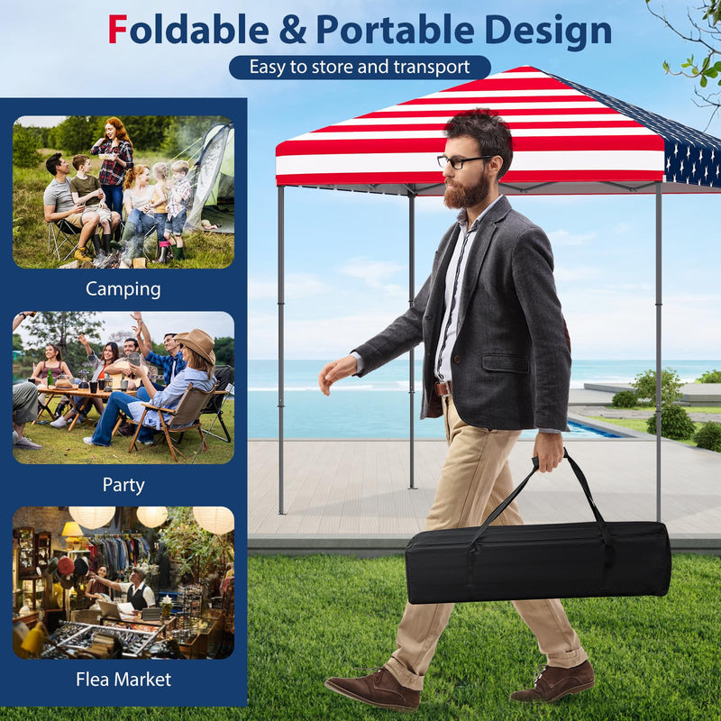 Load image into Gallery viewer, Goplus Pop-Up Canopy Tent 8.2&#39; x 8.2&#39; Instant Folding Shelter w/Carry Bag
