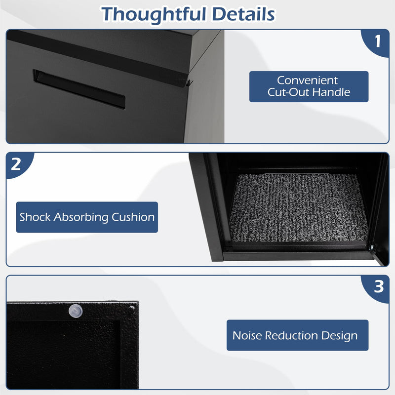 Load image into Gallery viewer, Goplus Galvanized Steel Parcel Drop Boxes with Lock
