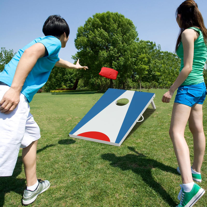 Load image into Gallery viewer, Goplus 3 x 2FT Cornhole Board Set with 8 Bean Bags

