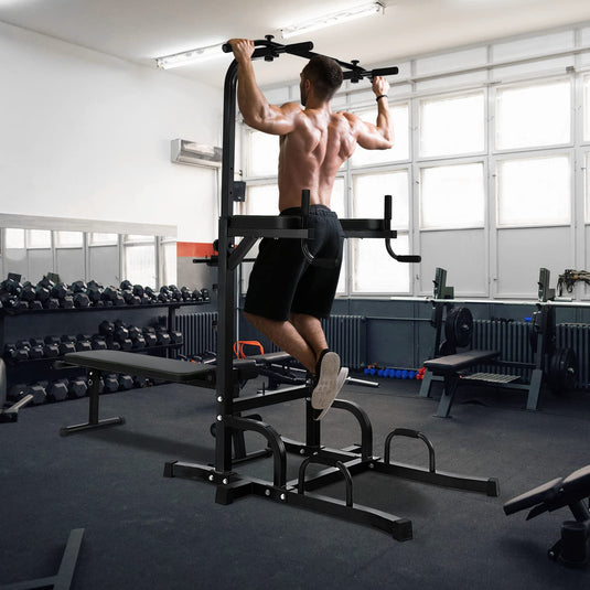 Goplus Power Tower with Bench