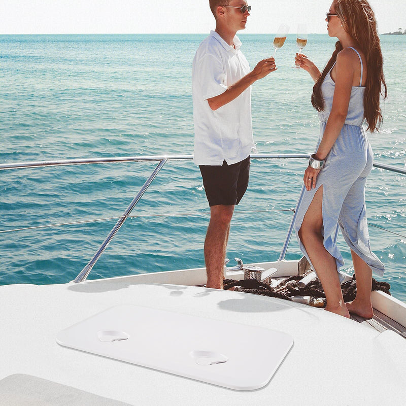 Load image into Gallery viewer, Goplus 24” x 14” Boat Hatch with 180° Lid Hinge &amp; Non-Slip Surface

