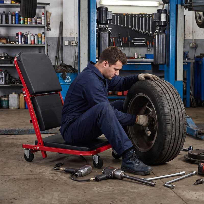 Load image into Gallery viewer, Goplus 36" 3-in-1 Folding Mechanic Creeper | Under Car Roller Creeper
