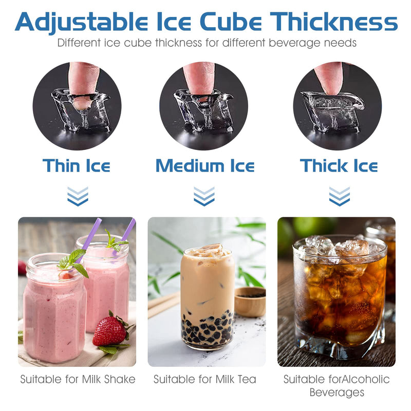Load image into Gallery viewer, Split Commercial Ice Machine, 353LBS/24H Full-Automatic Vertical Industrial Modular Maker with 198 LBS Large Storage Bin
