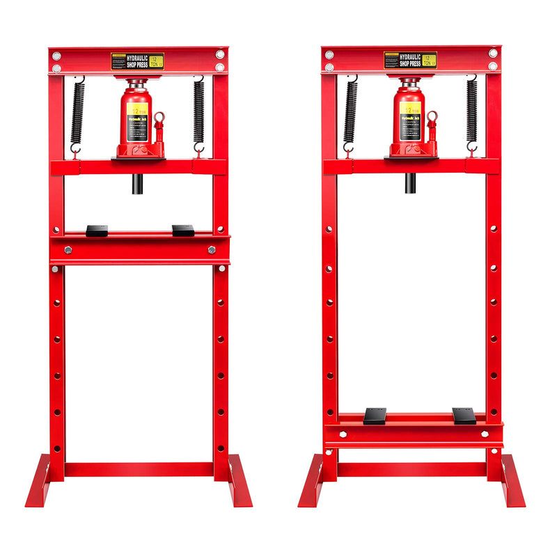 Load image into Gallery viewer, Goplus 12 Ton Hydraulic Shop Floor Press Floor Stand Jack for Gears and Bearings
