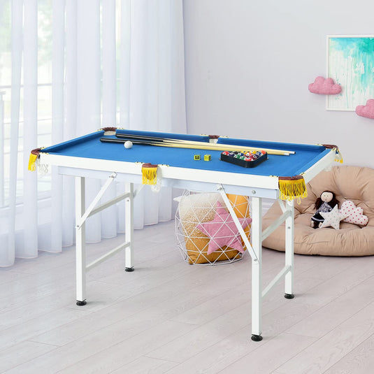 Goplus 48" Foldable Billiards Table Portable Compact Folding Pool Game Table