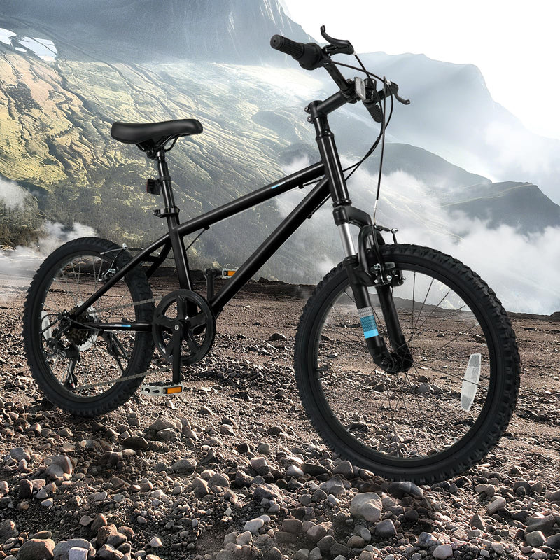 Load image into Gallery viewer, Goplus 20/24 Inch Kids Mountain Bike w/ 6-Speed Drivetrain &amp; Suspension Fork

