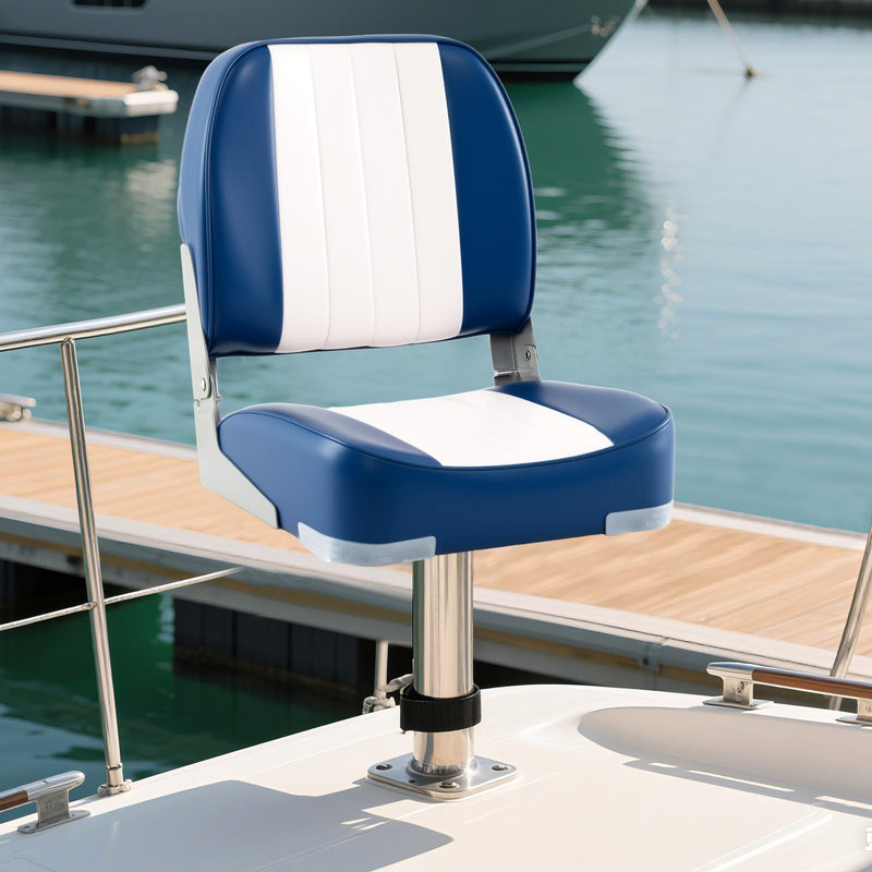 Load image into Gallery viewer, Goplus 2-Pack Folding Boat Seat with Stainless Steel Screws &amp; Aluminum Hinges

