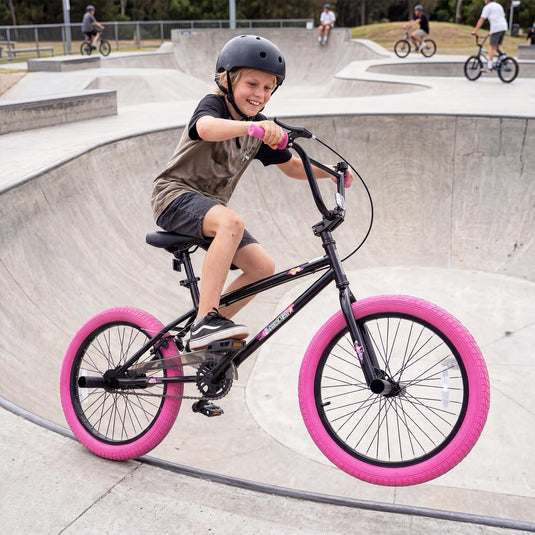 Goplus Freestyle BMX Bike 20" Trick Bicycle w/ 360 Degree Steering