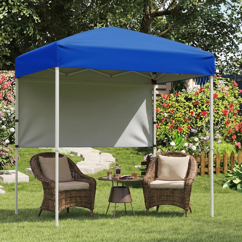 Load image into Gallery viewer, Goplus 6 x 4 FT Pop Up Canopy UPF50+ Easy Setup Tent w/ 1 Half Sidewall
